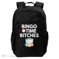 Bingo Time Bitches Funny Bingo Player Game Lover Gift Humor Cute Gift Backpack thumb 0