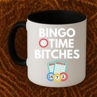 Bingo Time Bitches Funny Bingo Player Game Lover Gift Humor Cute Gift Coffee Mug thumb 2