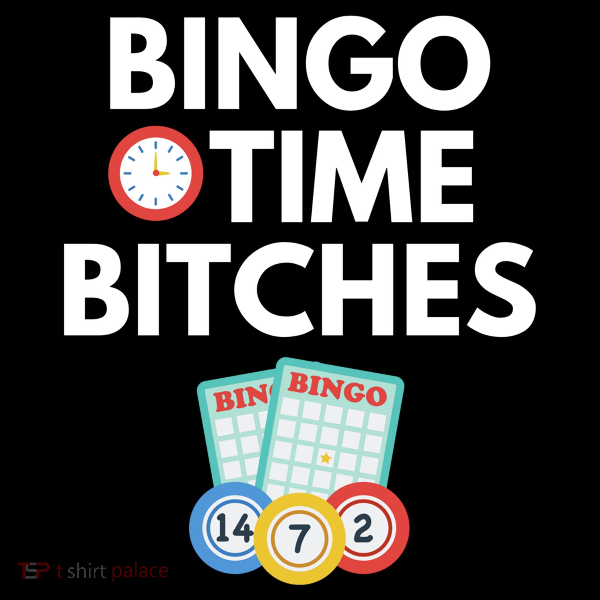 Bingo Time Bitches Funny Bingo Player Game Lover Gift Humor Cute Gift Coffee Mug
