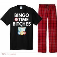 Bingo Time Bitches Funny Bingo Player Game Lover Gift Humor Cute Gift Pajama Set thumb 0