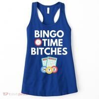 Bingo Time Bitches Funny Bingo Player Game Lover Gift Humor Cute Gift Women's Tank Top thumb 0