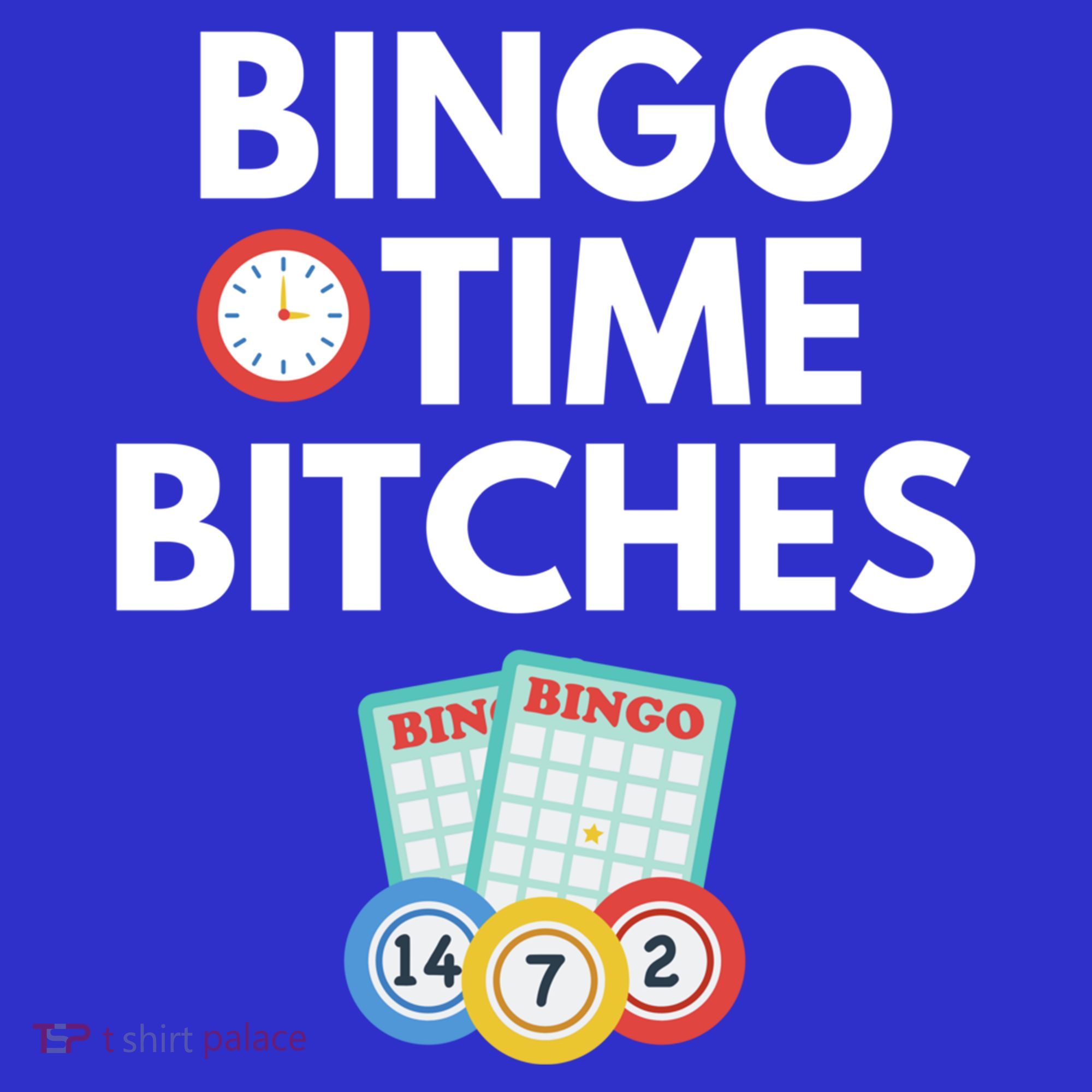 Bingo Time Bitches Funny Bingo Player Game Lover Gift Humor Cute Gift Women's Tank Top
