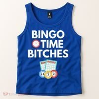Bingo Time Bitches Funny Bingo Player Game Lover Gift Humor Cute Gift Tank Top thumb 2