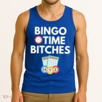 Bingo Time Bitches Funny Bingo Player Game Lover Gift Humor Cute Gift Tank Top thumb 3