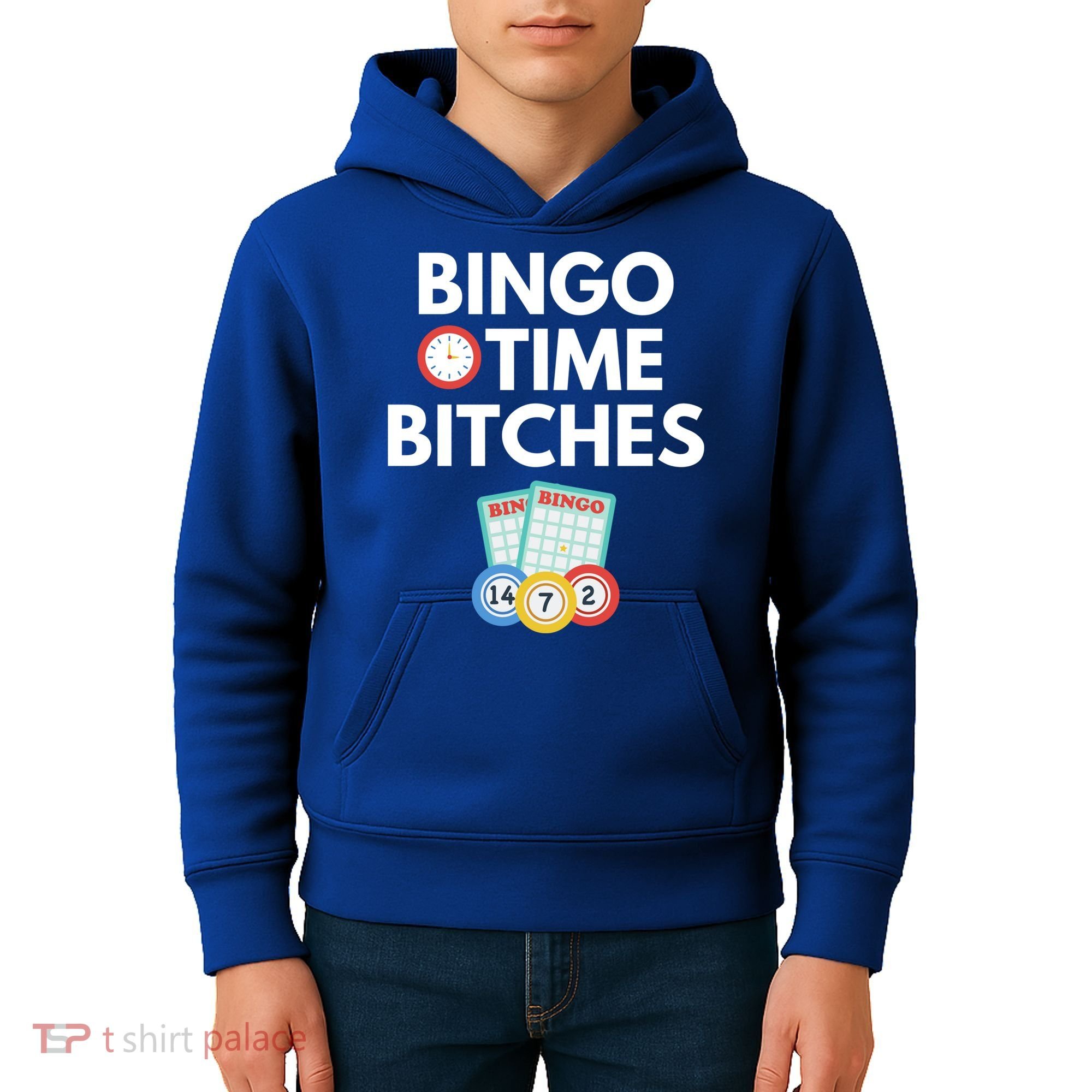 Bingo Time Bitches Funny Bingo Player Game Lover Gift Humor Cute Gift Kids Hoodie