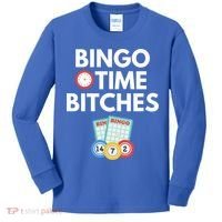 Bingo Time Bitches Funny Bingo Player Game Lover Gift Humor Cute Gift Kids Long Sleeve Shirt thumb 0