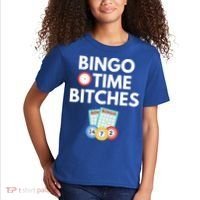Bingo Time Bitches Funny Bingo Player Game Lover Gift Humor Cute Gift Kids T-Shirt thumb 2