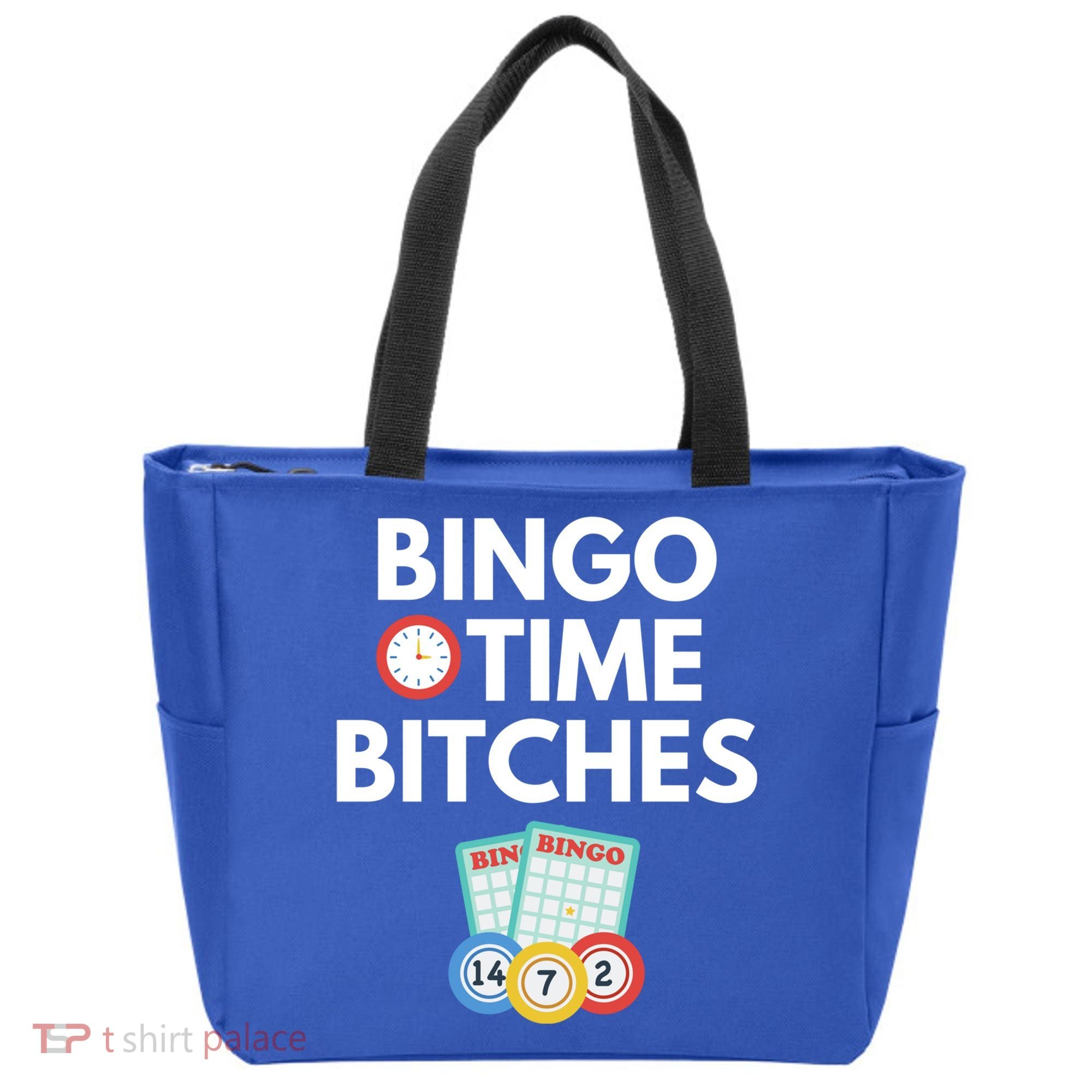 Bingo Time Bitches Funny Bingo Player Game Lover Gift Humor Cute Gift Tote Bag