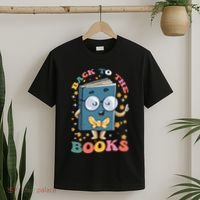Back To Books Back To School Theme T-Shirt thumb 2