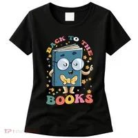 Back To Books Back To School Theme Women's T-Shirt thumb 0
