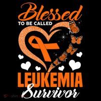 Blessed To Be Leukemia Awareness Day Survivor Orange Ribbon Coffee Mug thumb 5