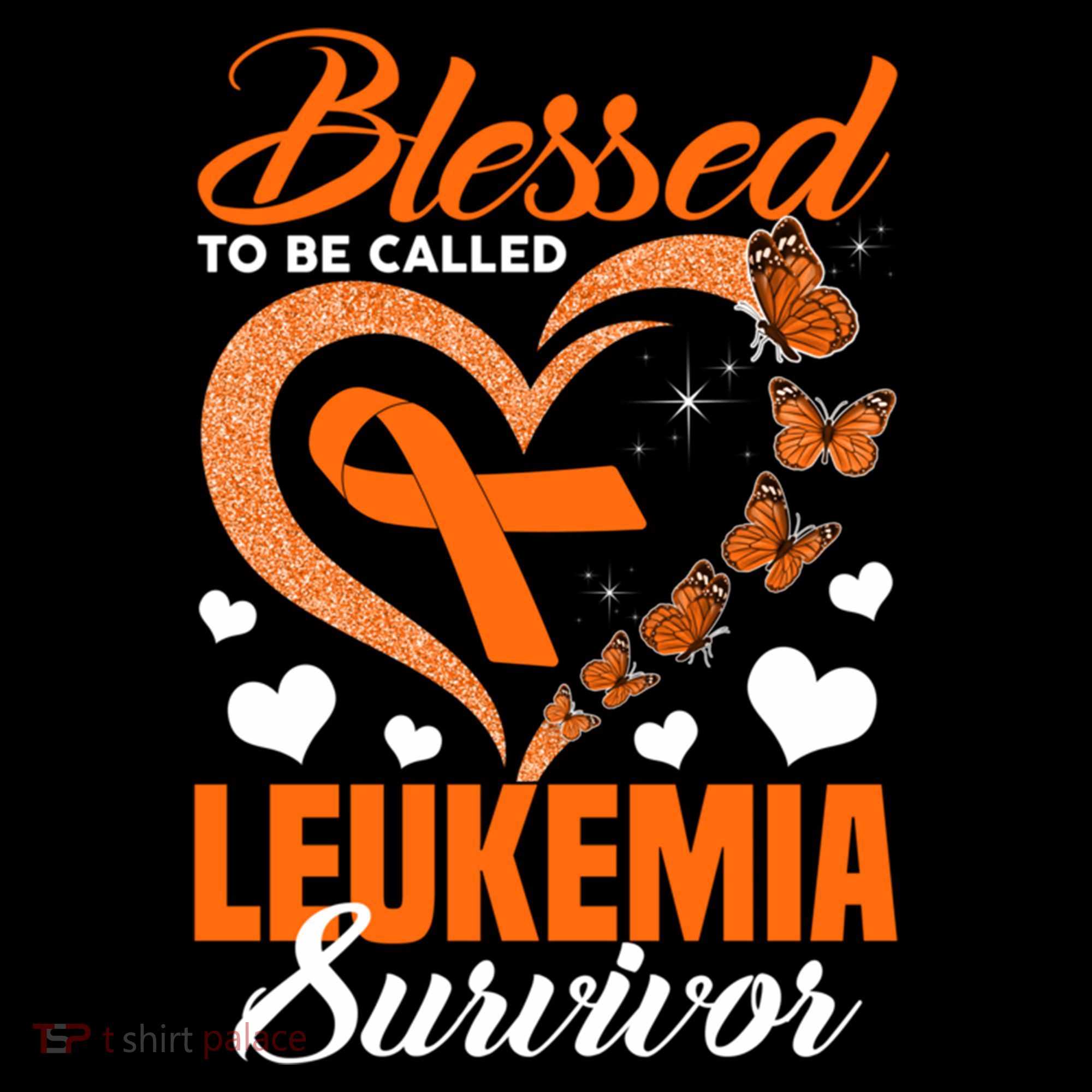 Blessed To Be Leukemia Awareness Day Survivor Orange Ribbon Coffee Mug