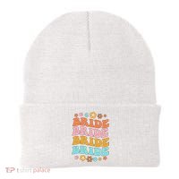 Bride To Be Bridal Shower Groovy Bachelorette Party Matching Beanie thumb 0