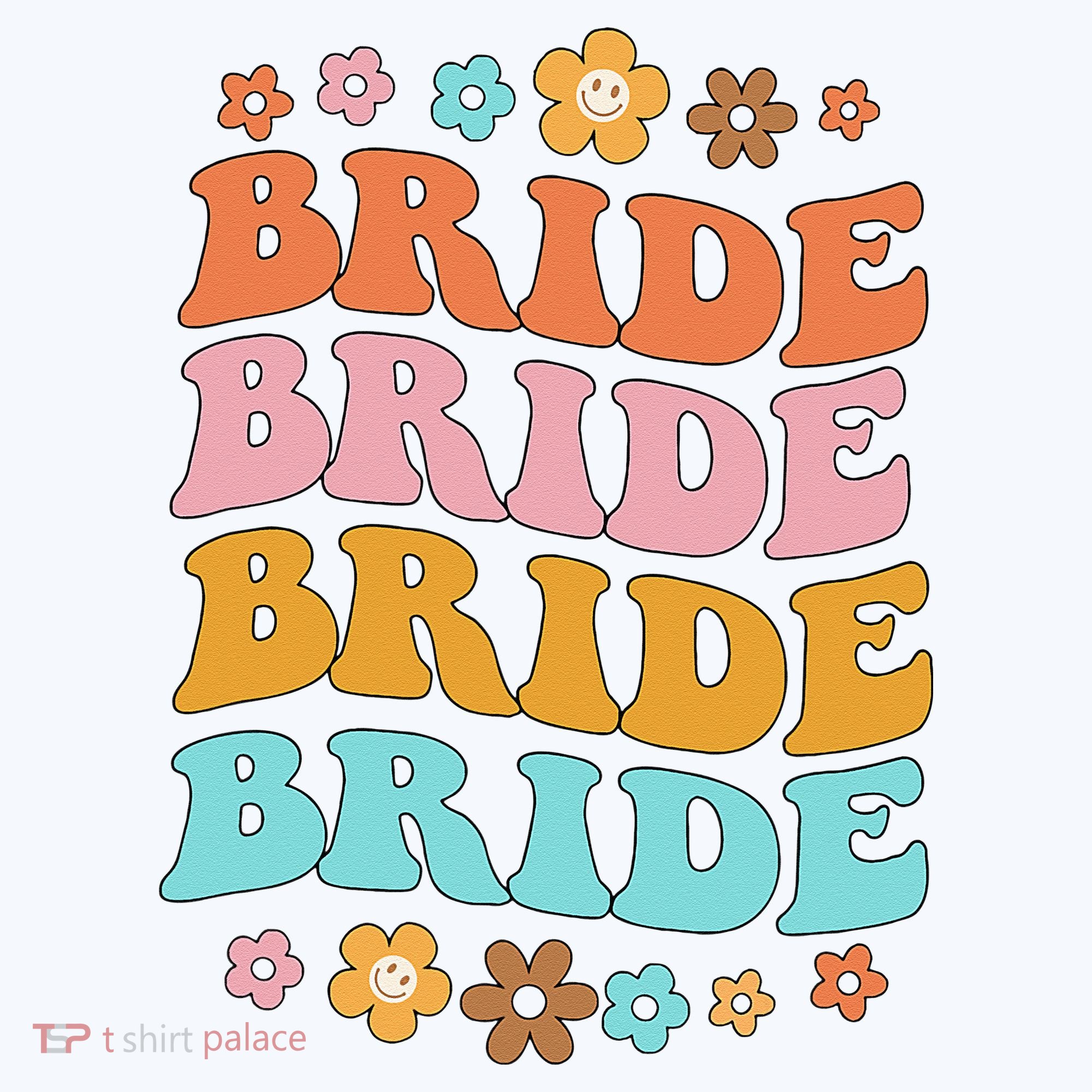 Bride To Be Bridal Shower Groovy Bachelorette Party Matching Pajama Set