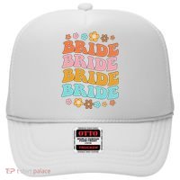 Bride To Be Bridal Shower Groovy Bachelorette Party Matching Hat thumb 0
