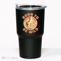 Born To Be Wild Horse Sunset Tumbler thumb 0
