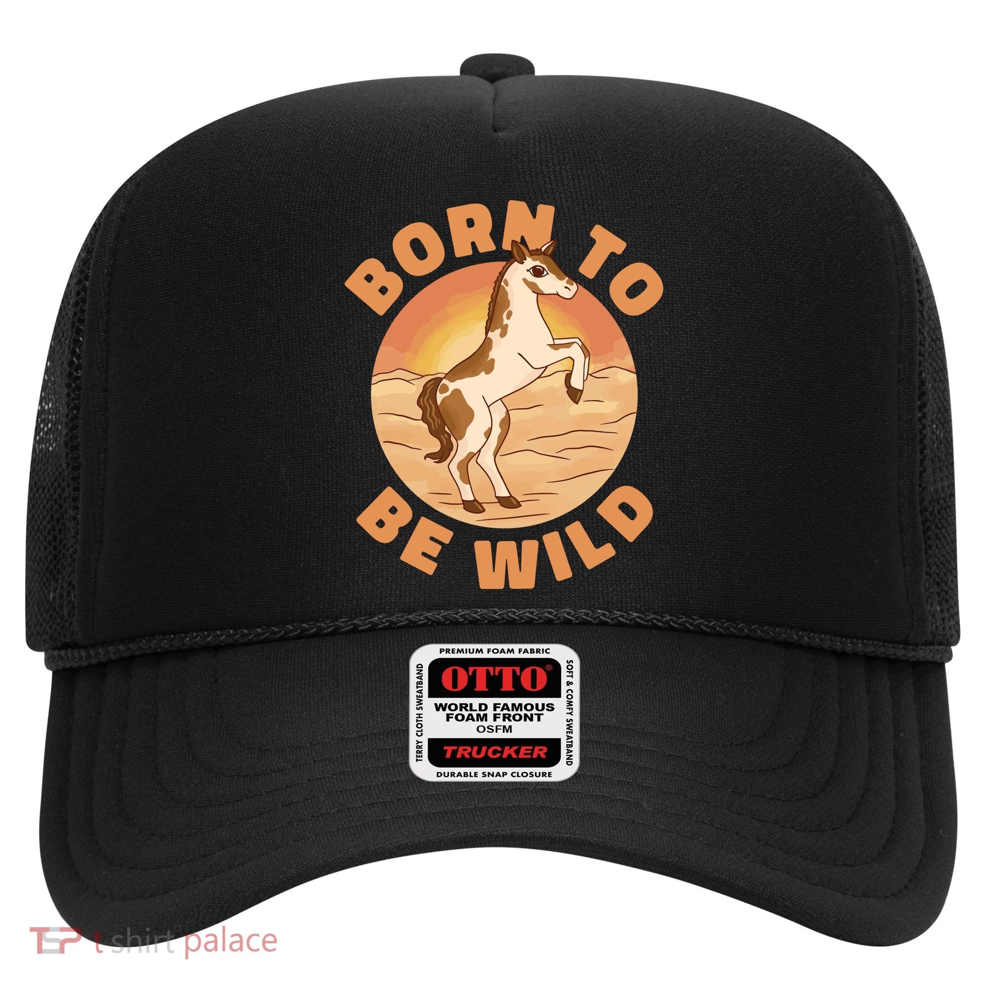 Born To Be Wild Horse Sunset Hat