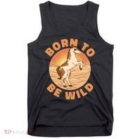Born To Be Wild Horse Sunset Tank Top thumb 0