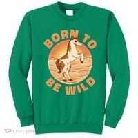 Born To Be Wild Horse Sunset Sweatshirt thumb 0