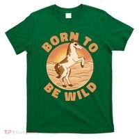 Born To Be Wild Horse Sunset T-Shirt thumb 0