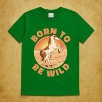 Born To Be Wild Horse Sunset T-Shirt thumb 5