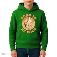 Born To Be Wild Horse Sunset Kids Hoodie thumb 4