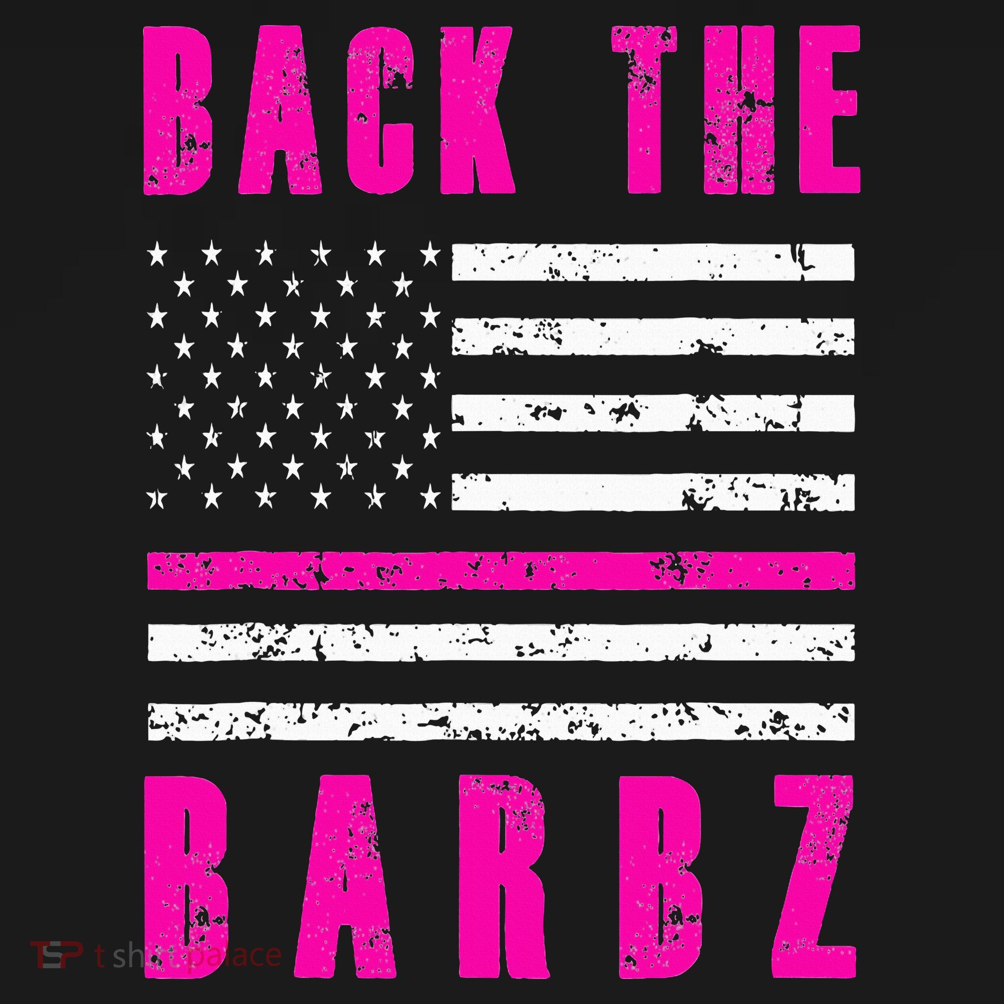 Back The Barbz Flag Love Barbs 4th Of July Mousepad