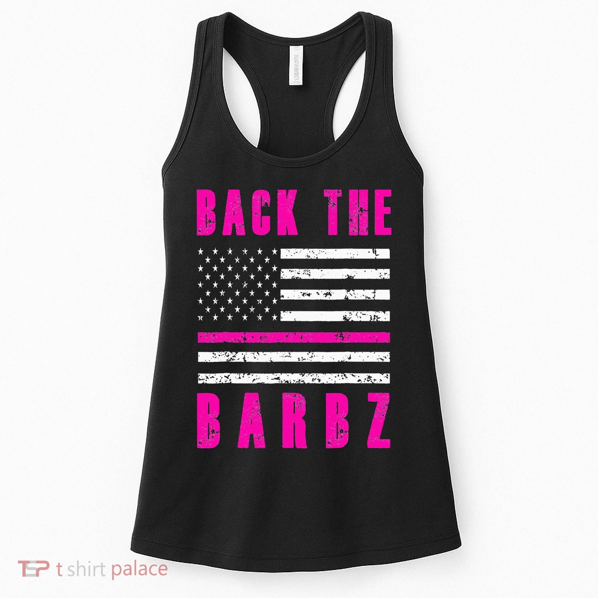 Back The Barbz Flag Love Barbs 4th Of July Women's Tank Top