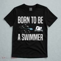 Born To Be A Swimmer Swimming Sport Swimmer T-Shirt thumb 5
