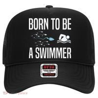 Born To Be A Swimmer Swimming Sport Swimmer Hat thumb 0