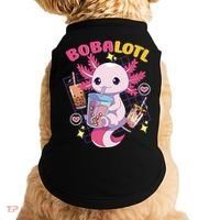Boba Tea Bubble Tea Milk Tea Anime Axolotl Cute Kawaii Gift Doggie Tank thumb 0