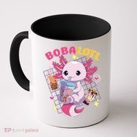 Boba Tea Bubble Tea Milk Tea Anime Axolotl Cute Kawaii Gift Coffee Mug thumb 0