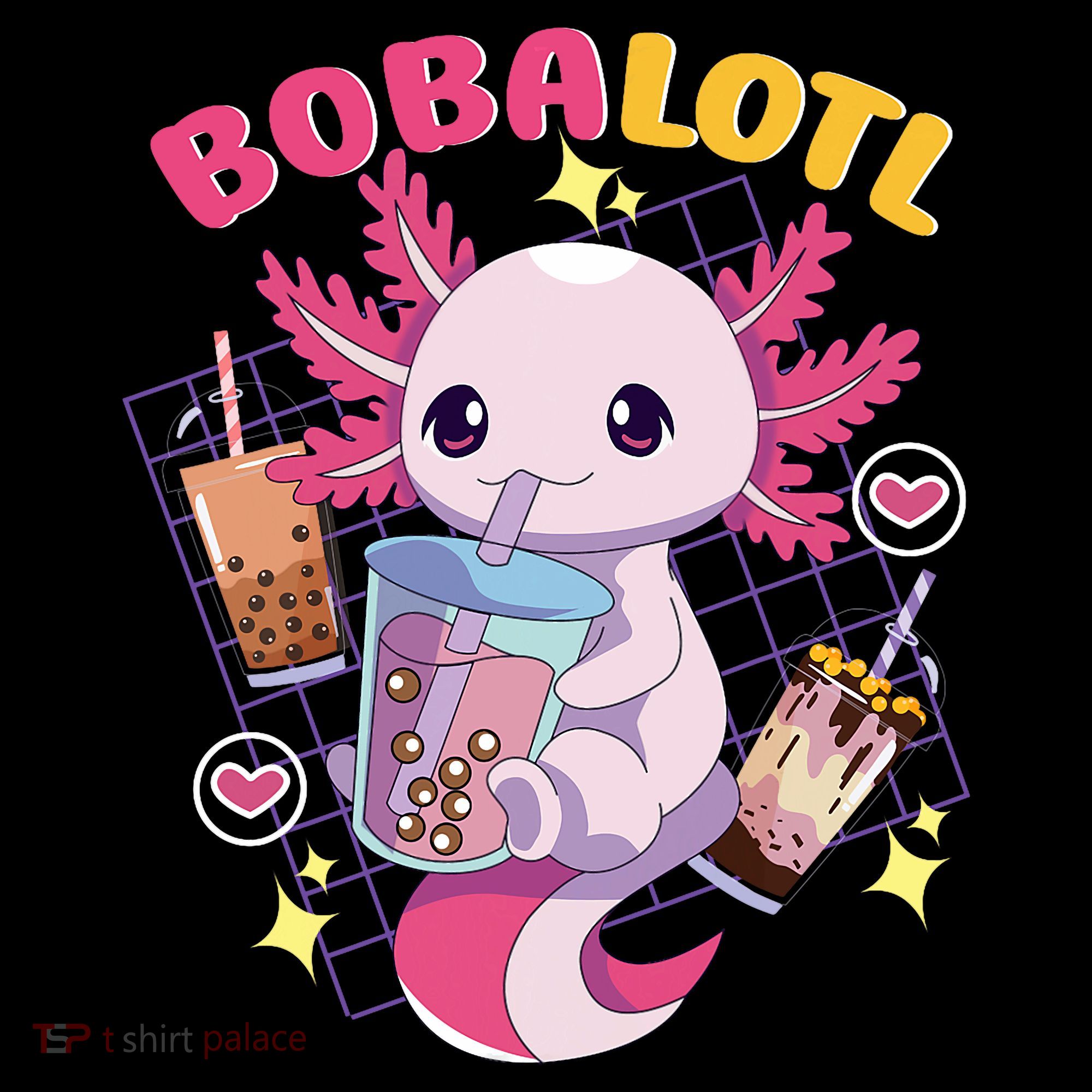 Boba Tea Bubble Tea Milk Tea Anime Axolotl Cute Kawaii Gift Coffee Mug
