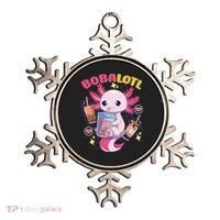 Boba Tea Bubble Tea Milk Tea Anime Axolotl Cute Kawaii Gift Ornament thumb 0