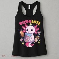 Boba Tea Bubble Tea Milk Tea Anime Axolotl Cute Kawaii Gift Women's Tank Top thumb 3