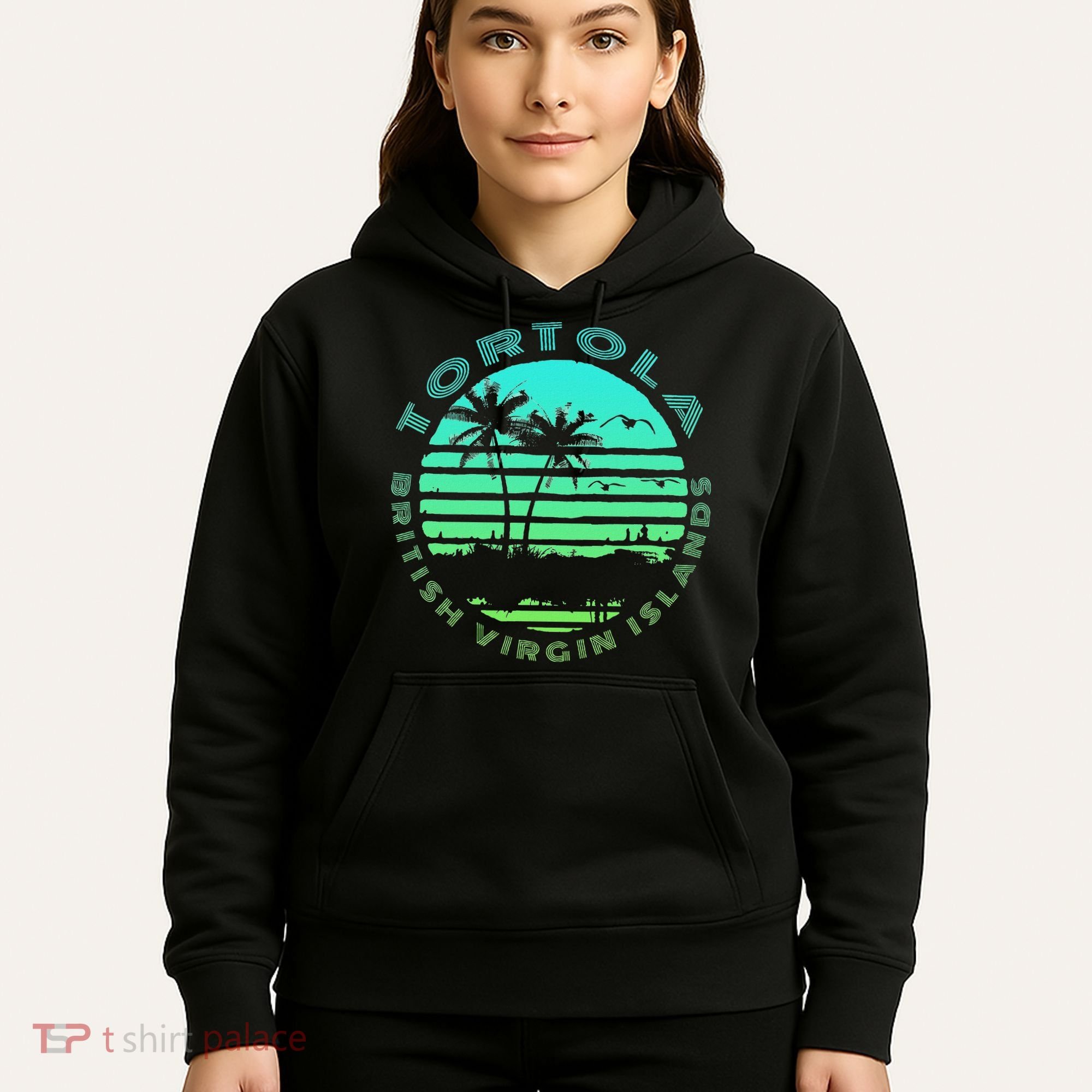 Bvi Tortola British Caribbean Island Souvenir Hoodie
