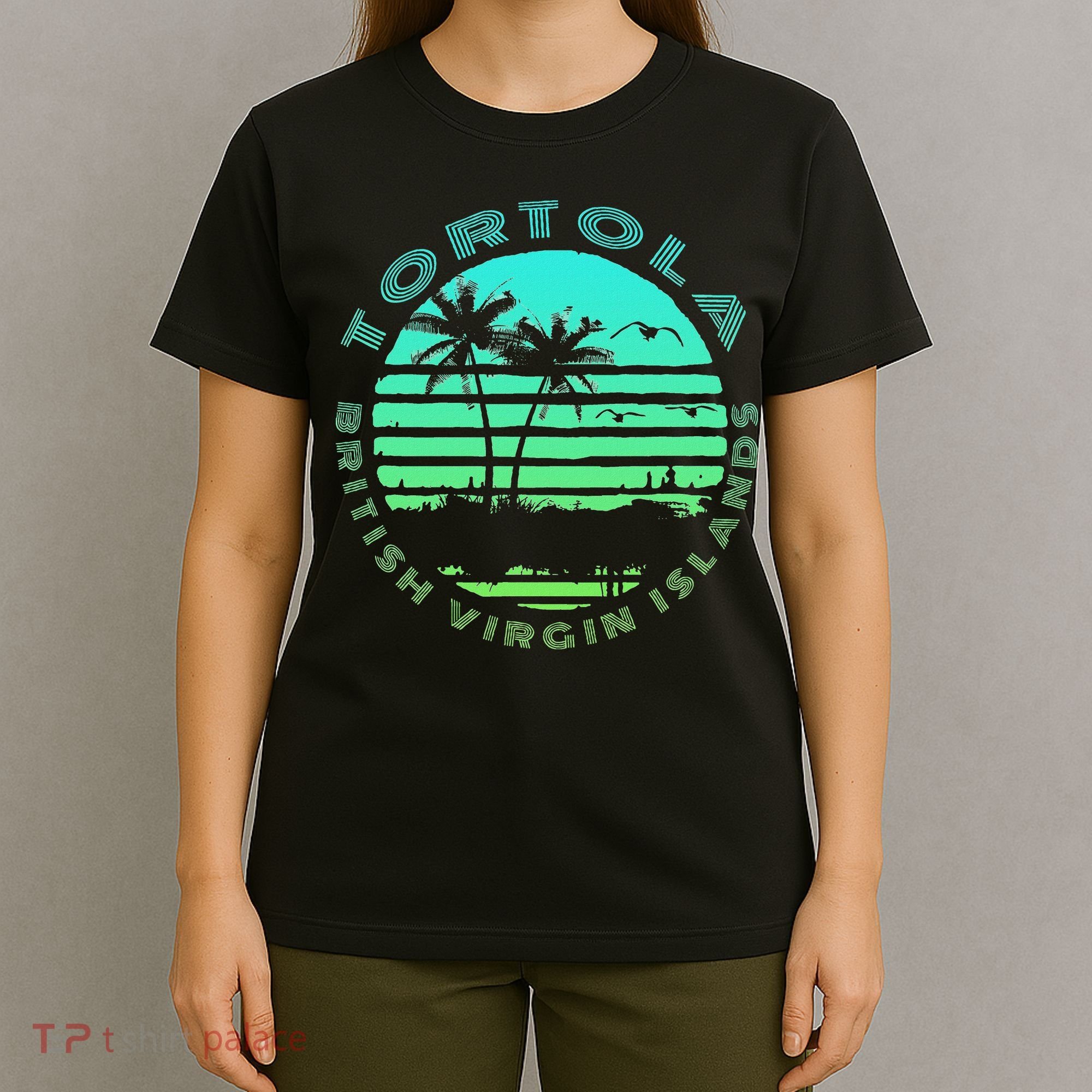 Bvi Tortola British Caribbean Island Souvenir T-Shirt