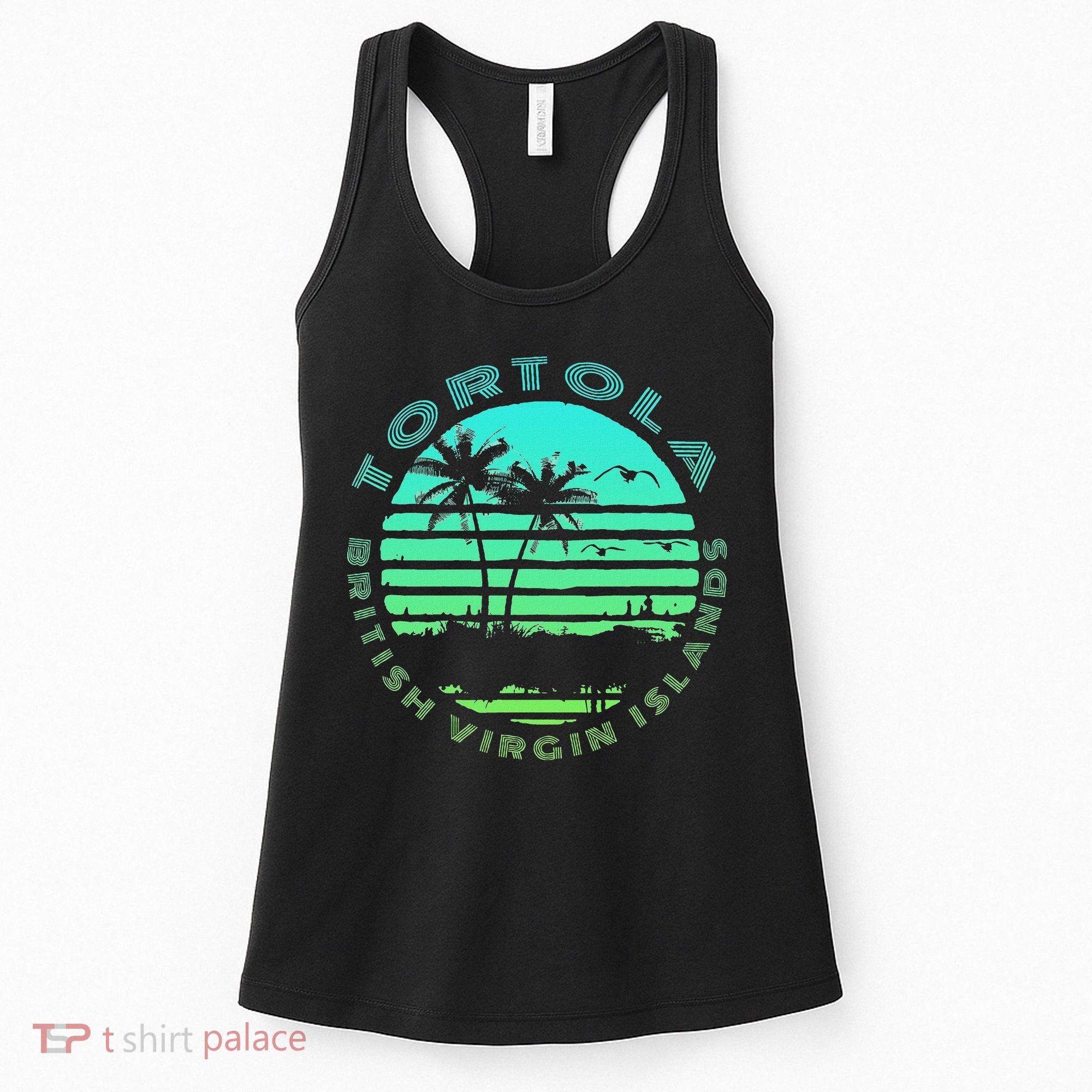 Bvi Tortola British Caribbean Island Souvenir Women's Tank Top