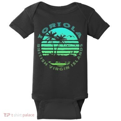 Bvi Tortola British Caribbean Island Souvenir Baby Bodysuit