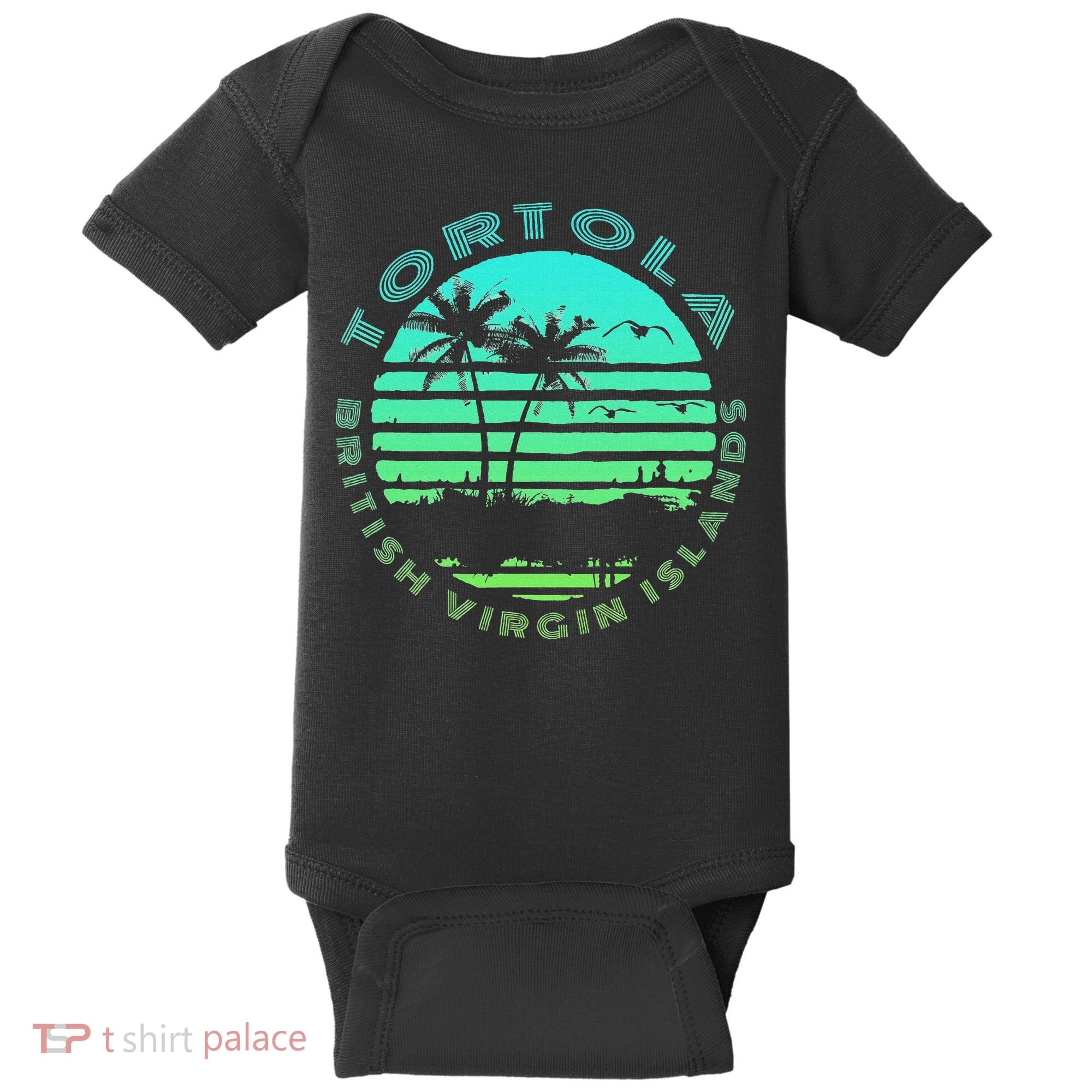 Bvi Tortola British Caribbean Island Souvenir Baby Bodysuit