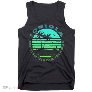 Bvi Tortola British Caribbean Island Souvenir Tank Top