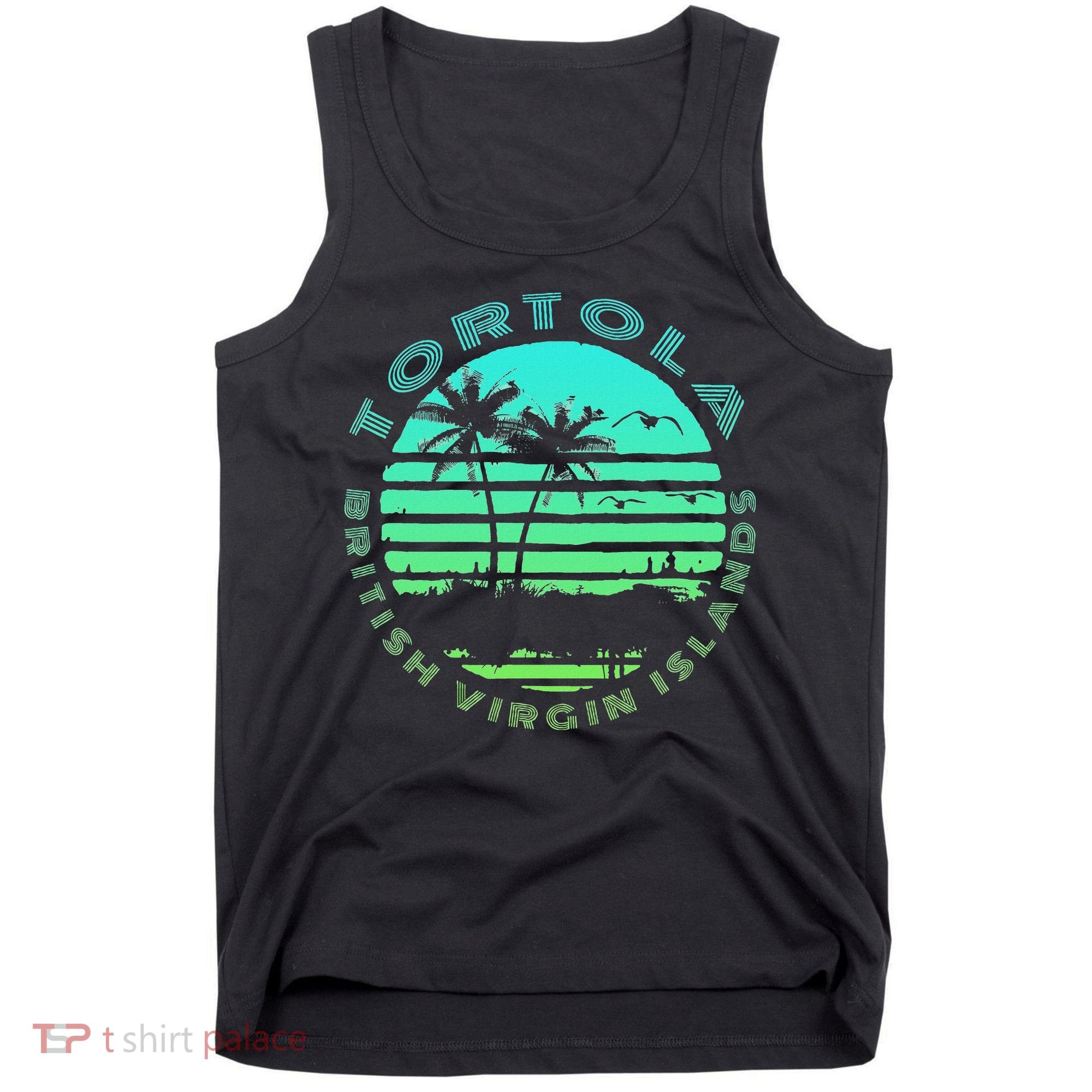 Bvi Tortola British Caribbean Island Souvenir Tank Top