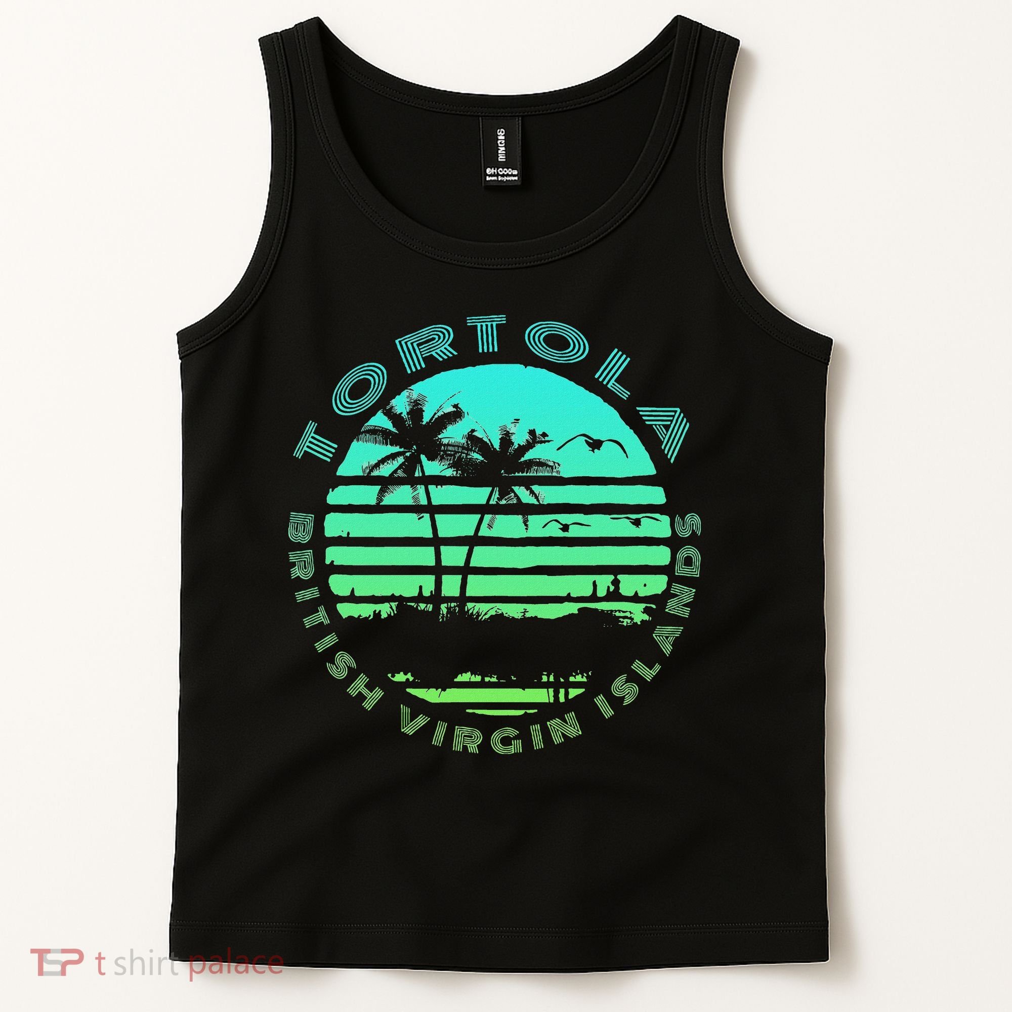 Bvi Tortola British Caribbean Island Souvenir Tank Top