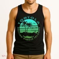 Bvi Tortola British Caribbean Island Souvenir Tank Top thumb 3