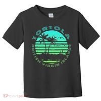 Bvi Tortola British Caribbean Island Souvenir Toddler T-Shirt thumb 0