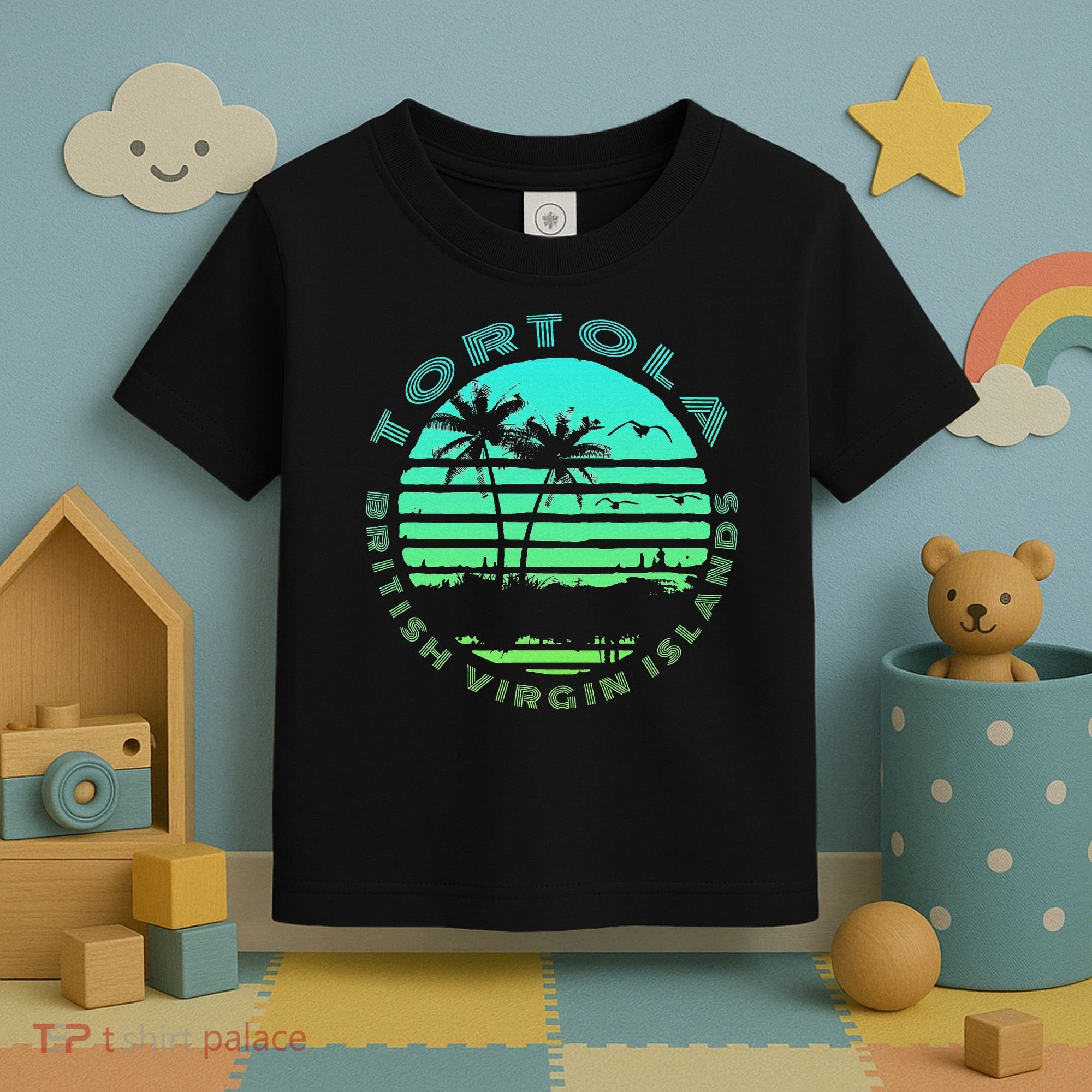 Bvi Tortola British Caribbean Island Souvenir Toddler T-Shirt