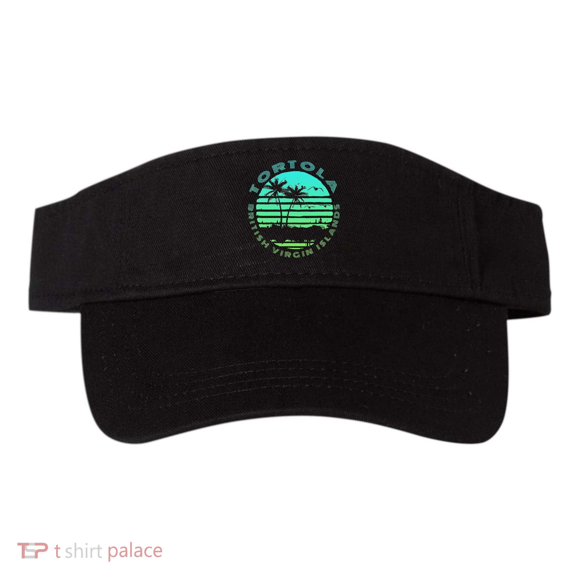 Bvi Tortola British Caribbean Island Souvenir Visor