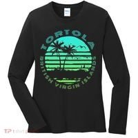 Bvi Tortola British Caribbean Island Souvenir Women's Long Sleeve Shirt thumb 0