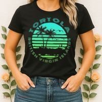 Bvi Tortola British Caribbean Island Souvenir Women's T-Shirt thumb 2