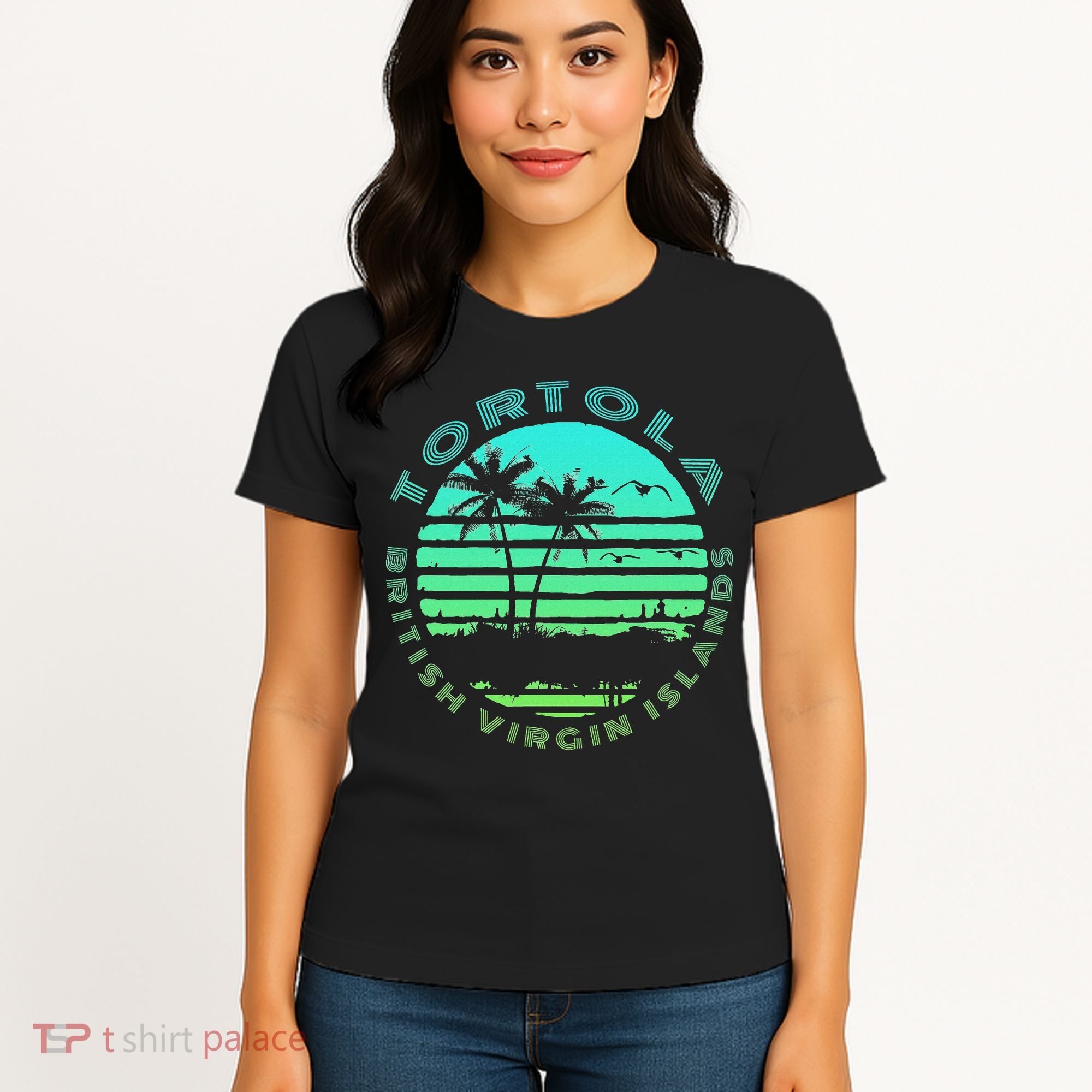 Bvi Tortola British Caribbean Island Souvenir Women's T-Shirt